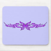 Stammesschmetterling in Lila Mousepad (Vorne)