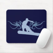 Stammessnowboarden. Mousepad (Mit Mouse)