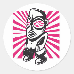StammesSticker Blech Runder Aufkleber