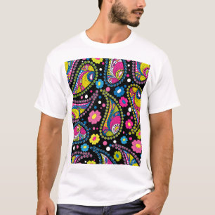 Stammeständchen, nahtlos ethnisches Muster. T-Shirt