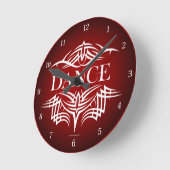 Stammestanzuhr Runde Wanduhr (Winkel)