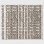 Stammestatisch nahtlose, handgezeichnete Abbildung Geschenkpapier (Flach)