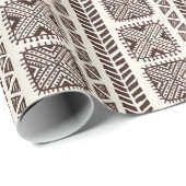 Stammestatisch nahtlose, handgezeichnete Abbildung Geschenkpapier (Rolleneckpunkt)