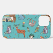 Stammestiere: Waldwaldmuster. Case-Mate iPhone Hülle (Rückseite (Horizontal))