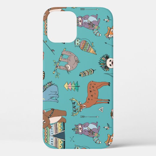 Stammestiere: Waldwaldmuster. Case-Mate iPhone Hülle (Rückseite)