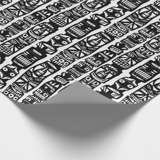 Stammestotem Geschenkpapier (Ecke)