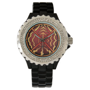 Stammesuhr Spirituelle Eingeborenen-Kunst Armbandu Armbanduhr
