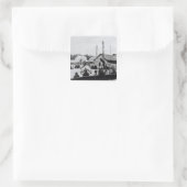 Stammesversammlung Quadratischer Aufkleber (Tasche)