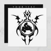 Stammesviertel Einladung (Vorne/Hinten)