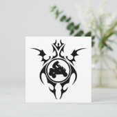 Stammesviertel Einladung (Stehend Vorderseite)