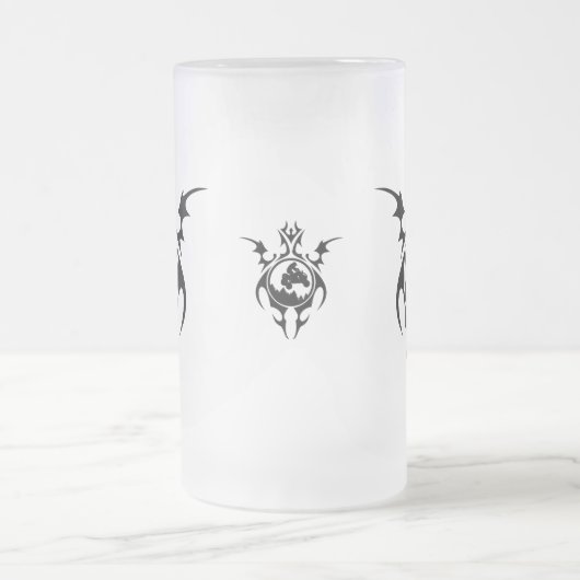 Stammesviertel Mattglas Bierglas (Mittel)