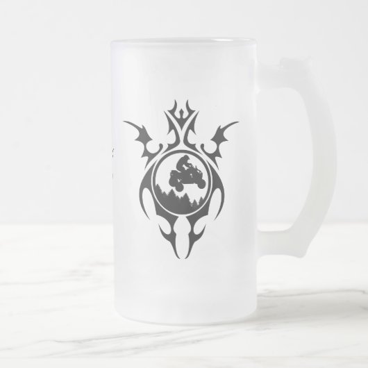 Stammesviertel Mattglas Bierglas (Rechts)