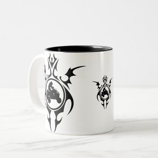 Stammesviertel Zweifarbige Tasse (Vorderseite Links)