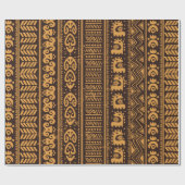 Stammesvölker Geschenkpapier (Flach)