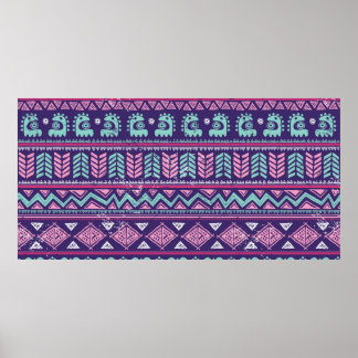 Stammesvölker Poster