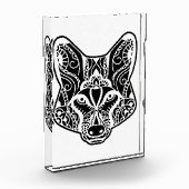 Stammeswolf Fotoblock (Links)