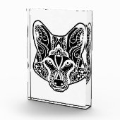 Stammeswolf Fotoblock (Rechts)