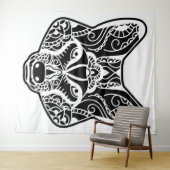 Stammeswolf Wandteppich (Beispiel (Horizontal))