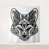 Stammeswolf Wandteppich (Vorderseite)