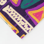 Stammeszeichnungen: handgezeichnet Aztec-Muster. Fleecedecke (Ecke)