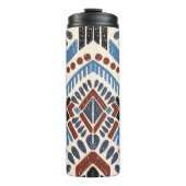 Stammeszugehörigkeit. Vintager, handgezeichneter I Thermosbecher (Vorderseite)