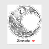 Stammewolf - Schattiert Aufkleber (Blatt)