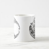 Stammewolf - Schattiert Kaffeetasse (Mittel)