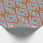 Stammfarbschema - Native Blanket Stil Geschenkpapier (Ecke)