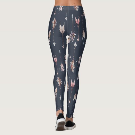 Stammfedern und Pfeile Leggings (Rückseite)