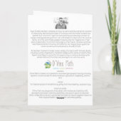 Stammhandkarte Dankeskarte (Rückseite)