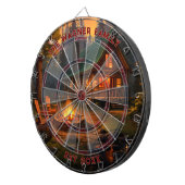 Stammhaus mit eigenem Familiennamen Datum Dartscheibe (Vorderseite rechts)