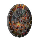 Stammhaus mit eigenem Familiennamen Datum Dartscheibe (Vorderseite Links)