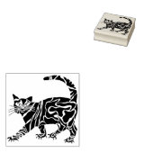 Stammkatzenkatze-Briefmarke Gummistempel (Stempel)