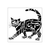 Stammkatzenkatze-Briefmarke Gummistempel (Prägung)