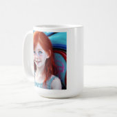 Stammkids | Hübsches kleines Rotkopfmädchen Kaffeetasse (Vorderseite Links)