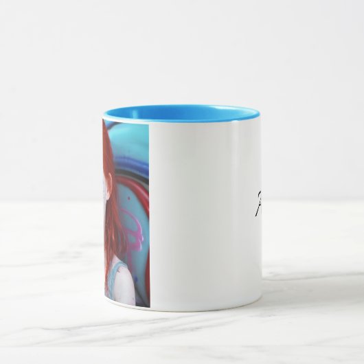 Stammkids | Hübsches kleines Rotkopfmädchen Tasse (Zentrum)