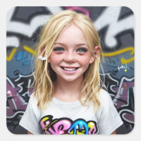 Stammkids | Lächeln Kleine Blondine mit Freckles