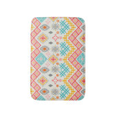 Stammkunst: boho geometrischer Druck. Badematte (Vorderseite Vertikal)