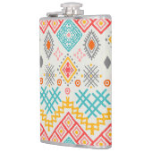 Stammkunst: boho geometrischer Druck. Flachmann (Links)