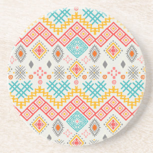 Stammkunst: boho geometrischer Druck. Getränkeuntersetzer