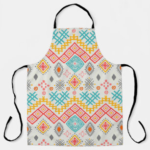 Stammkunst: boho geometrischer Druck. Schürze