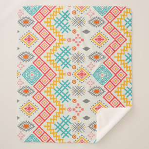 Stammkunst: boho geometrischer Druck. Sherpadecke