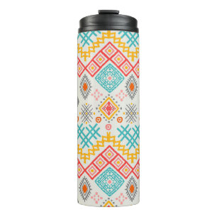 Stammkunst: boho geometrischer Druck. Thermosbecher