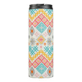 Stammkunst: boho geometrischer Druck. Thermosbecher (Rückseite)