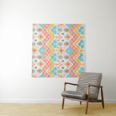 Stammkunst: boho geometrischer Druck. Wandteppich (Beispiel (Horizontal))