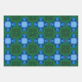 Stammkunst im fett-farbigen Muster Set 11 Geschenkpapier Set (Vorderseite)