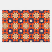 Stammkunst in fett gefärbten Farbmustern Set 1 Geschenkpapier Set (Vorderseite 3)