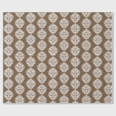 Stammmaske - Braunes glänzendes Papier, 30" x 6 Geschenkpapier (Flach)