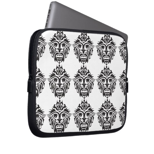 Stammmaske - Neopren Laptop-Sieb 10 Zoll Laptopschutzhülle (Vorne Rechts)