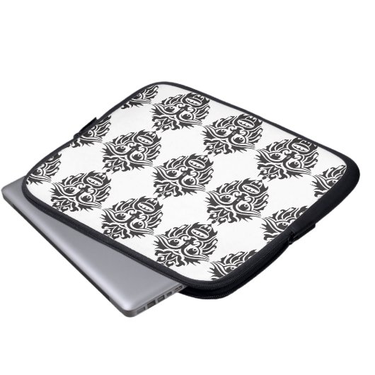 Stammmaske - Neopren Laptop-Sieb 10 Zoll Laptopschutzhülle (Vorne Knopf)